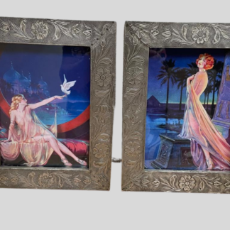 Two Beautifully Detailed Indian Metallic Frames