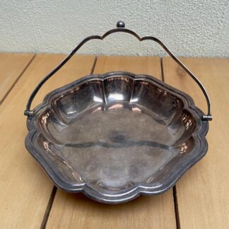 Silver-Plated Basket Dish